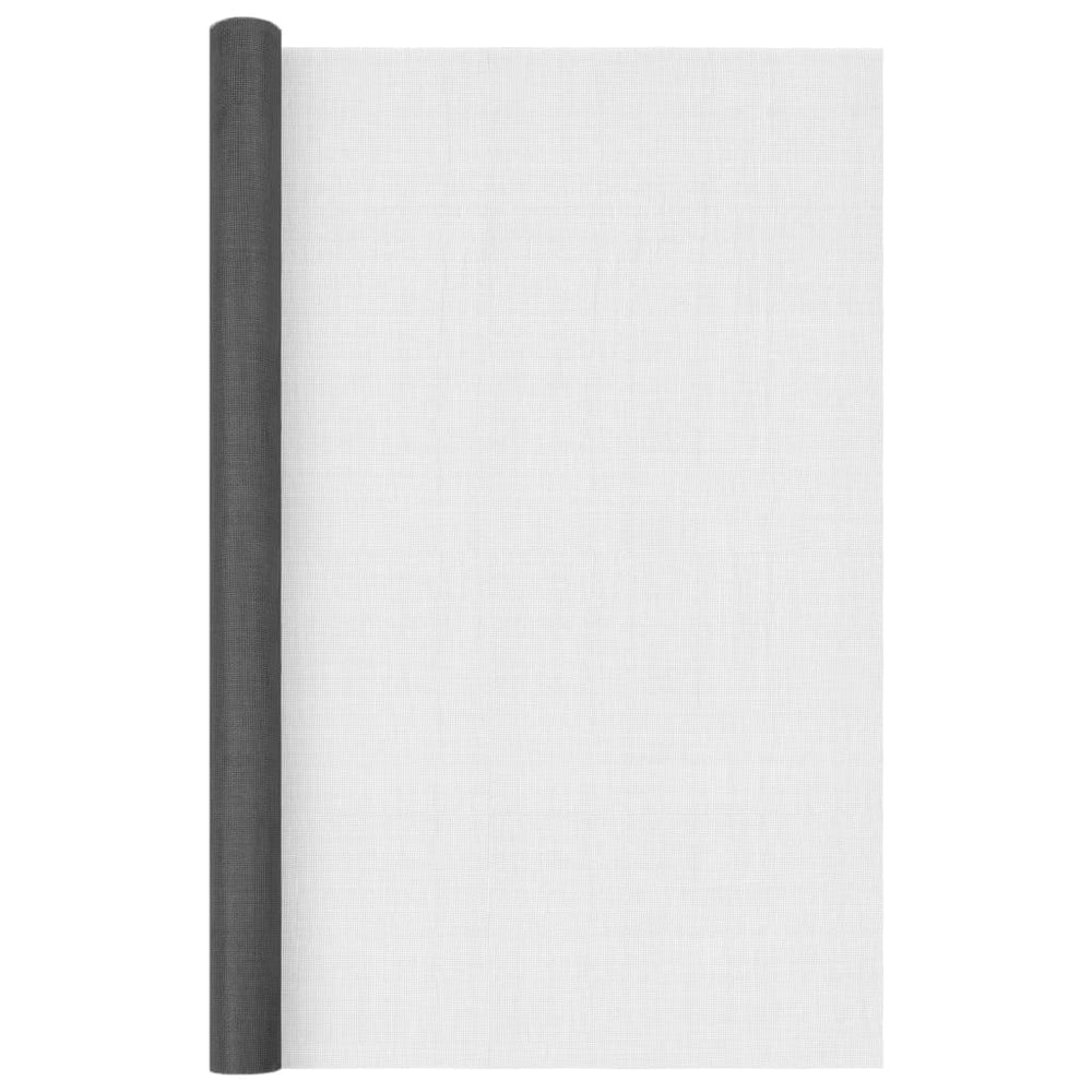 Fliegengitter Fiberglas 80x500 cm Schwarz