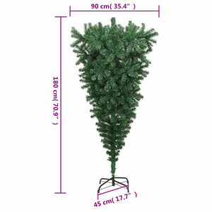Künstlicher Weihnachtsbaum Umgekehrt Grün 180cm