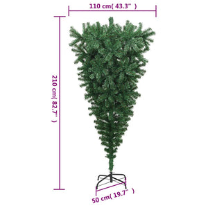Umgekehrter künstlicher Weihnachtsbaum 210cm
