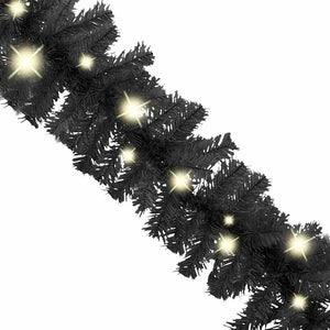 LED Weihnachtsgirlande 20 m Schwarz