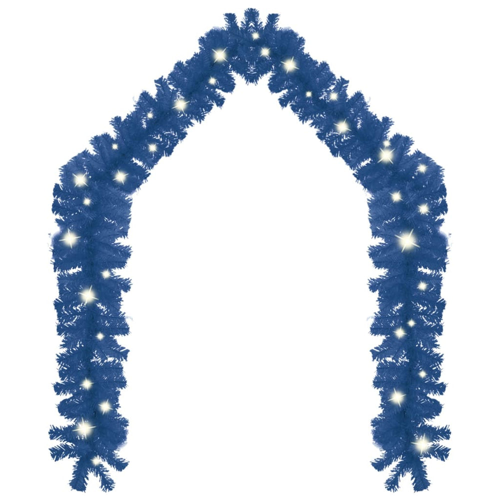 LED Weihnachts Girlande Blau 20m