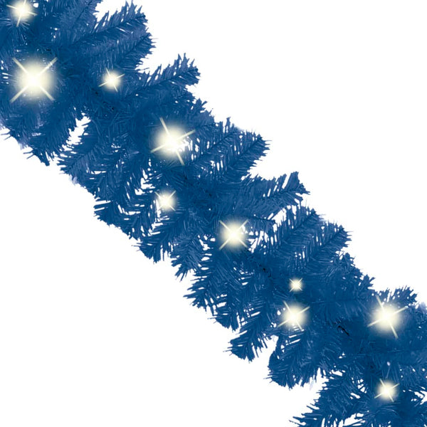 LED Weihnachts Girlande Blau 20m