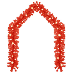 LED Weihnachtsgirlande Rot 5m