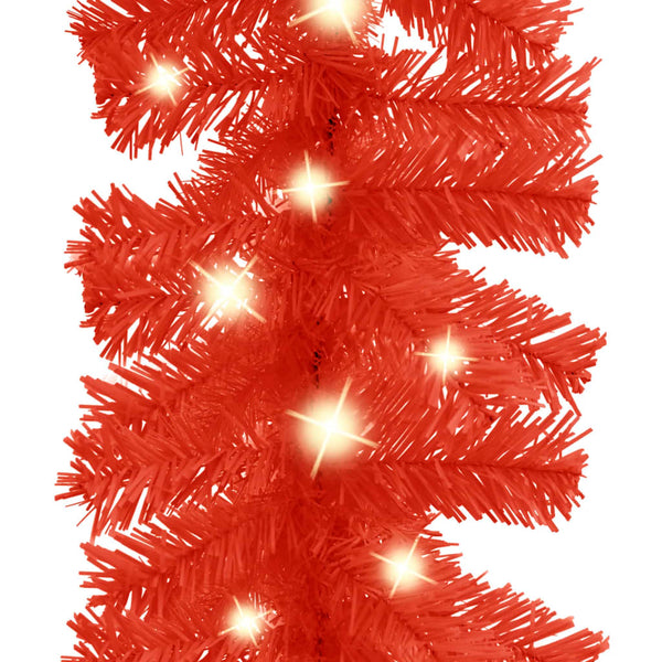 LED Weihnachtsgirlande Rot 5m