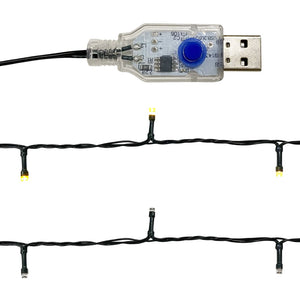 LED Weihnachtsgirlande Rot 5m