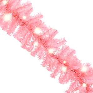 Rosa LED Weihnachtsgirlande - 5 Meter