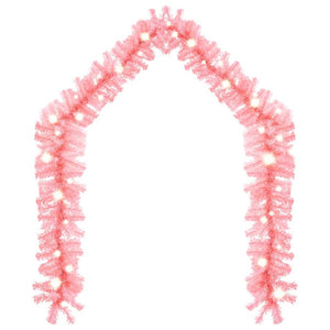 LED Weihnachtsgirlande Rosa, 10 m