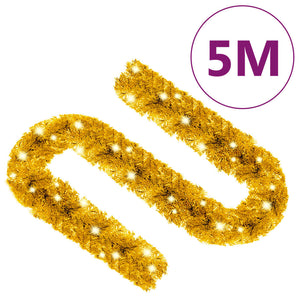 Goldene LED Weihnachtsgirlande, 5 m