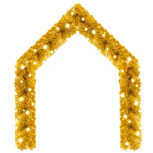 Weihnachtsgirlande mit LED 10 m - Golden