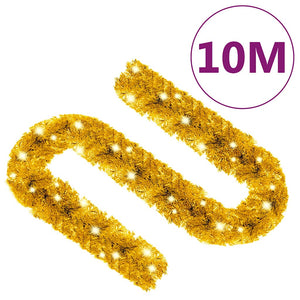 Weihnachtsgirlande mit LED 10 m - Golden