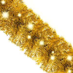 Goldene LED Weihnachtsgirlande 20 m