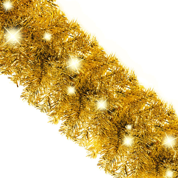 Goldene LED Weihnachtsgirlande 20 m