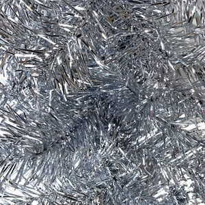 Weihnachtsgirlande mit LED 20m - Silber