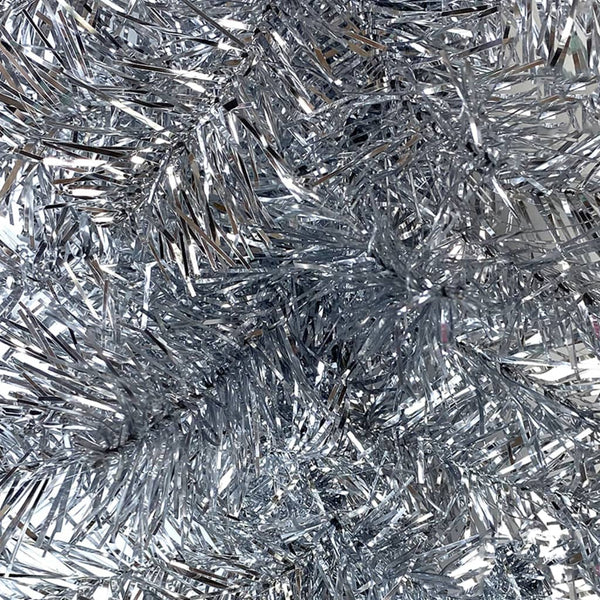 Weihnachtsgirlande mit LED 20m - Silber