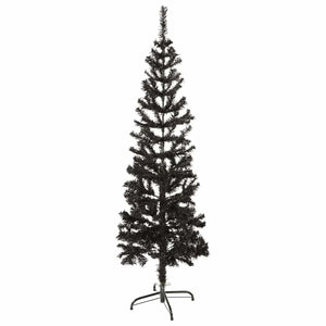 Schlanker Schwarzer Weihnachtsbaum - 150cm