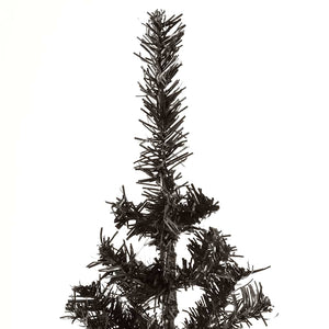 Schlanker Schwarzer Weihnachtsbaum - 150cm