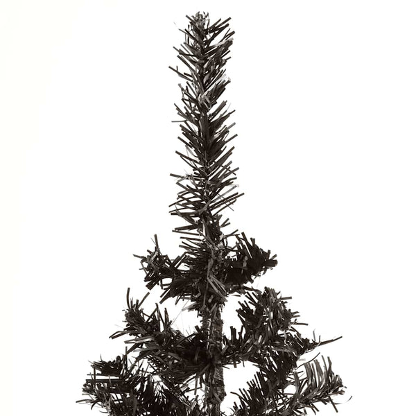 Schlanker Schwarzer Weihnachtsbaum - 150cm
