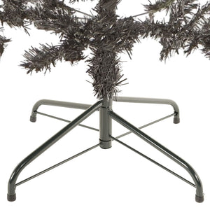 Schlanker, schwarzer Weihnachtsbaum, 210 cm
