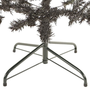 Schlanker, schwarzer Weihnachtsbaum, 240 cm