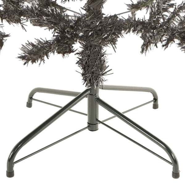 Schlanker, schwarzer Weihnachtsbaum, 240 cm