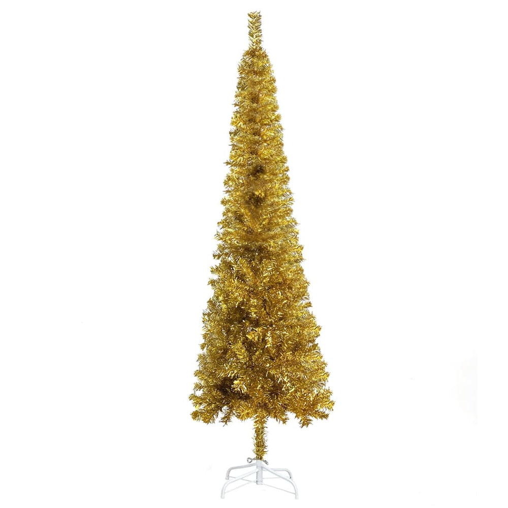 Schlanker Goldener Weihnachtsbaum 120cm