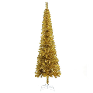 Schlanker Goldener Weihnachtsbaum 120cm