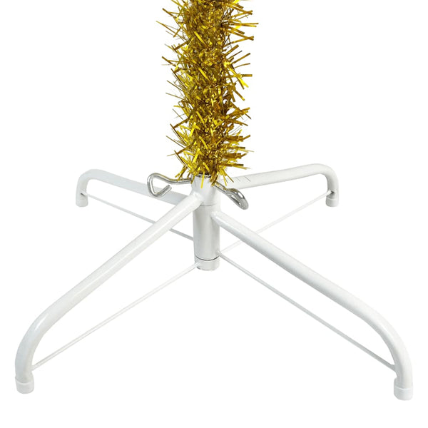 Schlanker Goldener Weihnachtsbaum 120cm