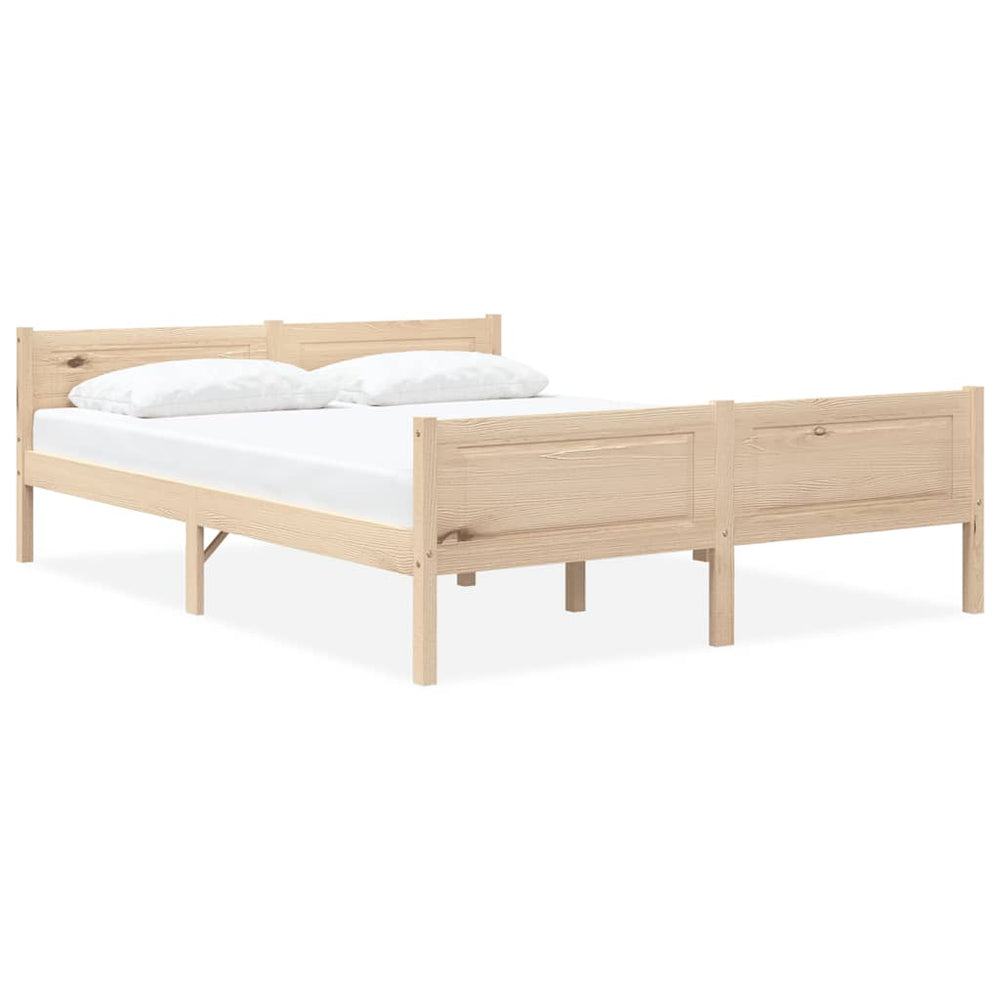 vidaXL Solid Pine Bed 120x200 cm