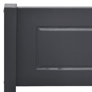 Massivholzbett Kiefer Grau 120x200