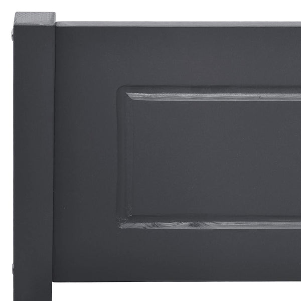 Massivholzbett Kiefer Grau 120x200