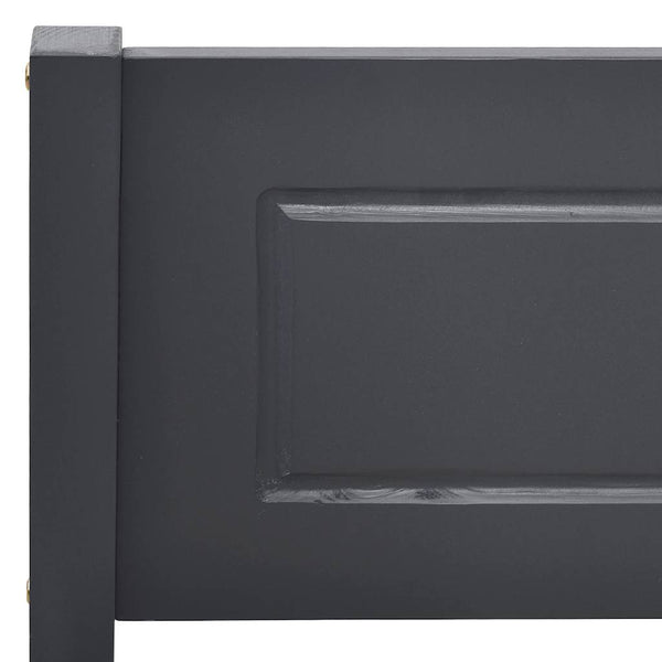 Massivholzbett Kiefer Grau 160x200 cm