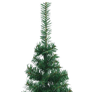 Künstlicher Eck-Weihnachtsbaum Grün 210cm