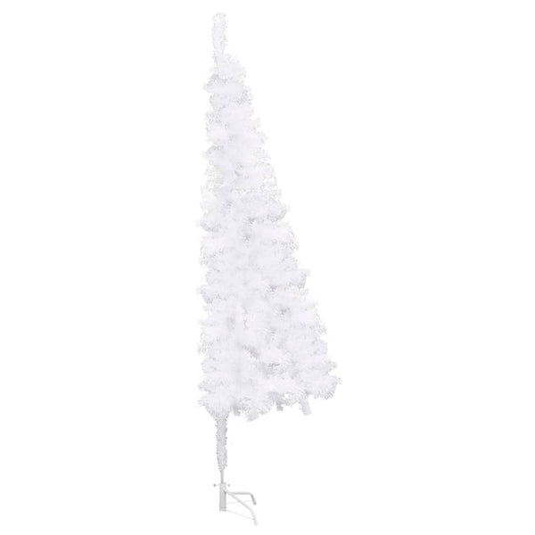 Weißer Eck-Weihnachtsbaum 240cm