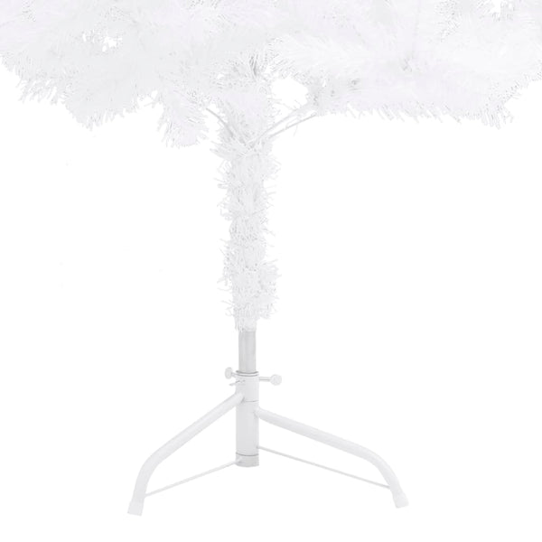 Weißer Eck-Weihnachtsbaum 240cm
