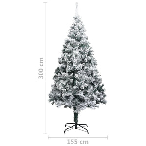 Beschneiter künstlicher Weihnachtsbaum, 300 cm