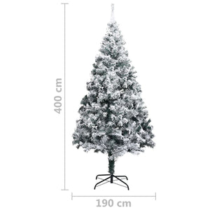 Beschneiter künstlicher Weihnachtsbaum, 400 cm