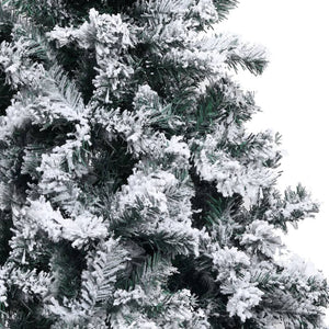 Künstlicher Weihnachtsbaum Grün mit Schnee 120cm