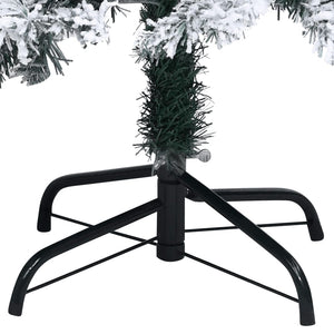 Künstlicher Weihnachtsbaum Grün mit Schnee 120cm