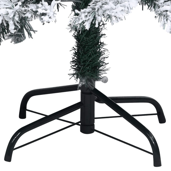 Künstlicher Weihnachtsbaum Grün mit Schnee 120cm