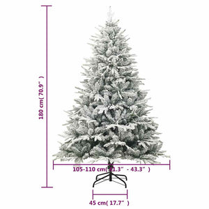 Beschneiter künstlicher Weihnachtsbaum, 180cm