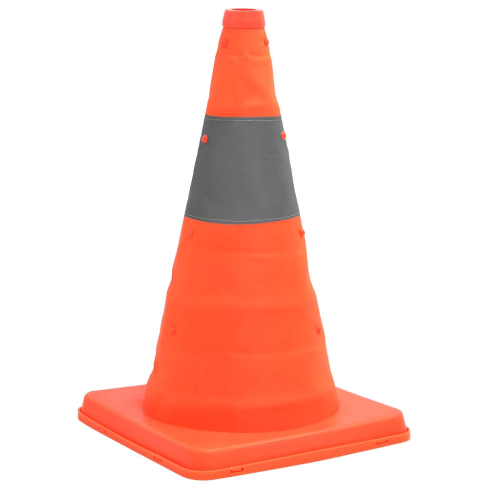 vidaXL Cônes de signalisation pliables 10 pcs 42 cm