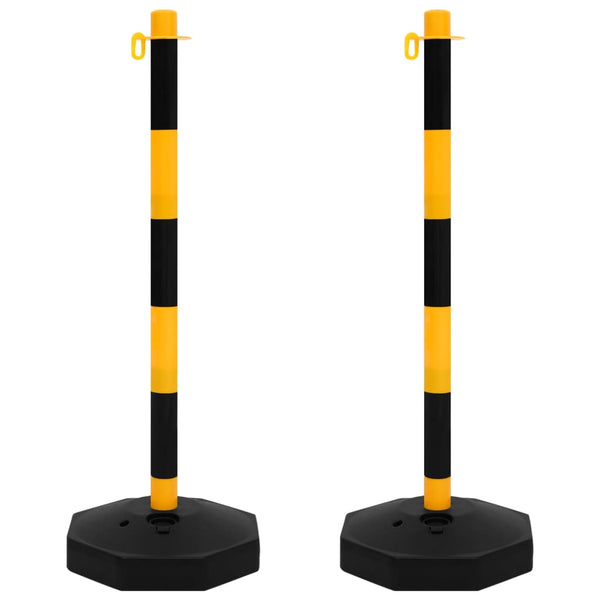 Kettenpfosten-Set mit 10 m Kunststoffkette