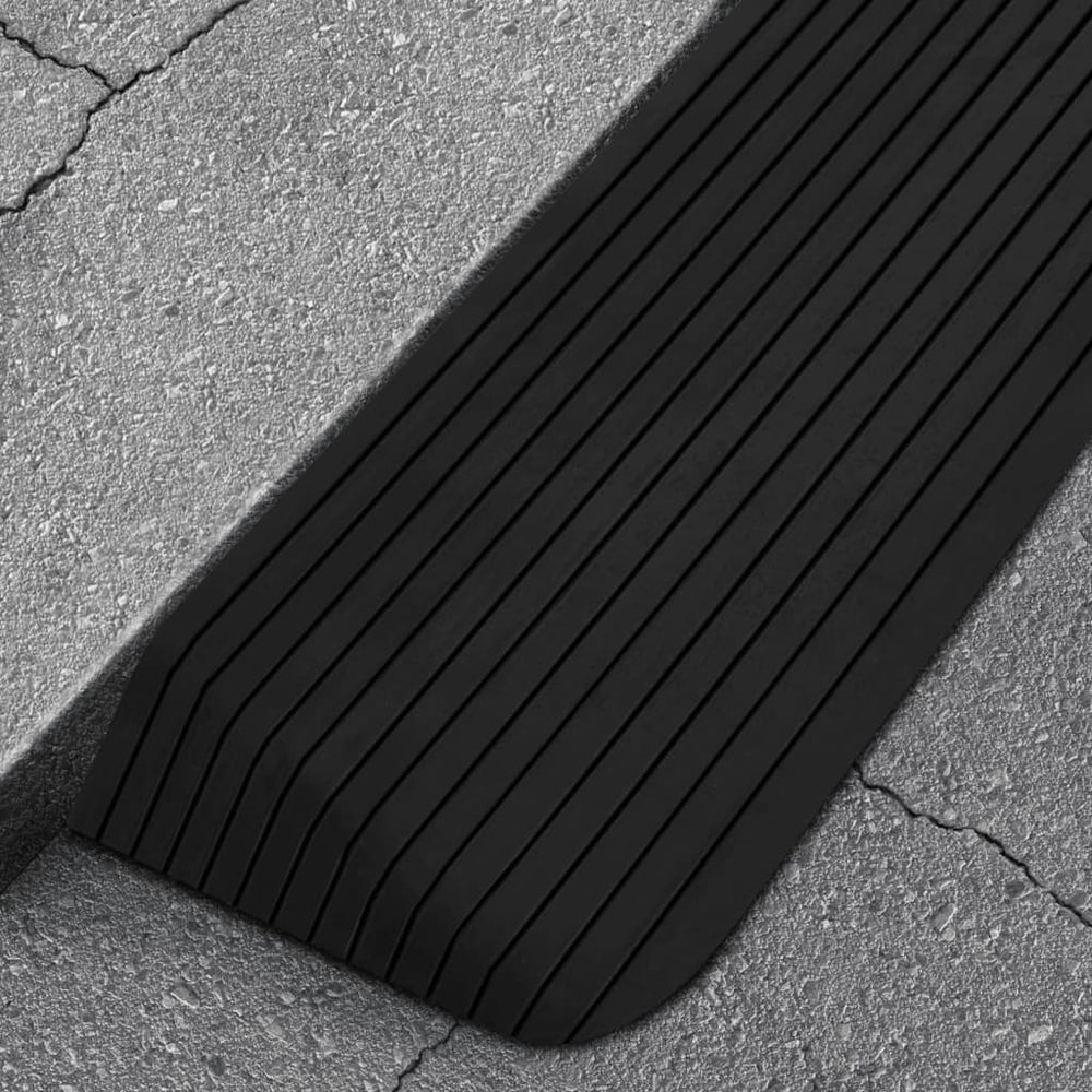Schwellenrampe 110x41x5 cm Gummi