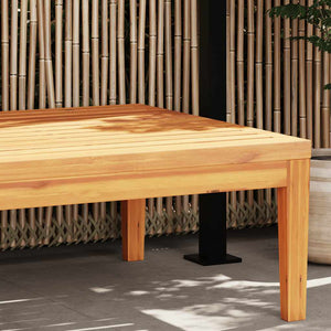 Gartentisch 64x64x29 cm Massivholz Akazie