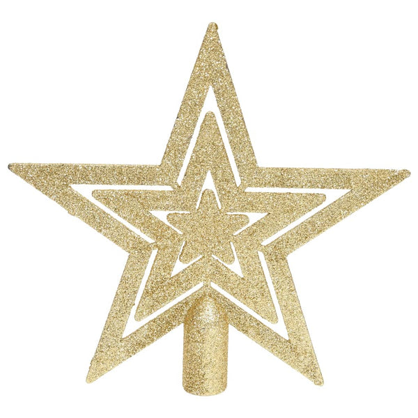 70-teiliges Weihnachtskugel-Set Gold und Rot