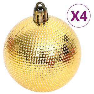 108-tlg. Weihnachtsbaumkugel Set Gold & Rot