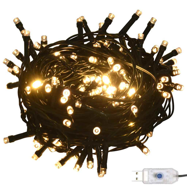 Weihnachtskugeln Set mit Baumspitze & 150 LEDs