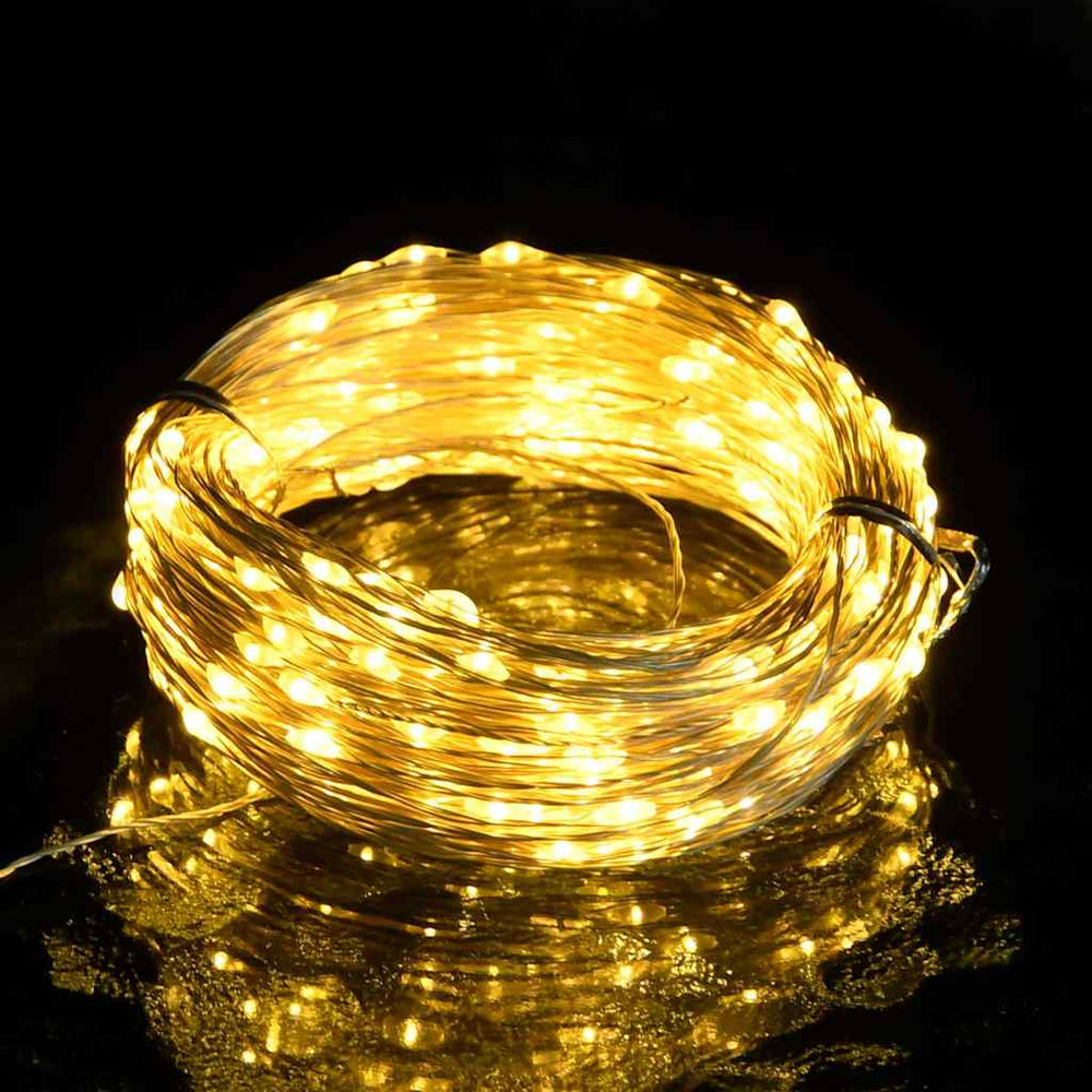 LED Lichterkette 300 LEDs Warmweiß 30m