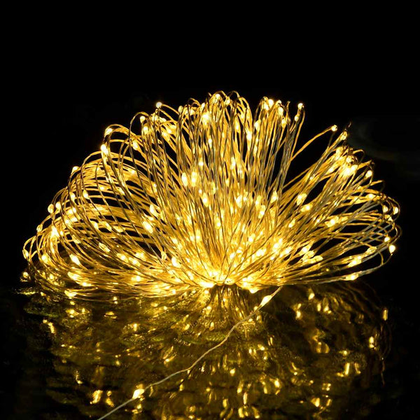 LED Lichterkette 300 LEDs Warmweiß 30m