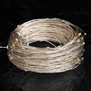 LED Lichterkette 300 LEDs Kaltweiß 30m